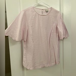a new day • size M • pink short sleeve blouse